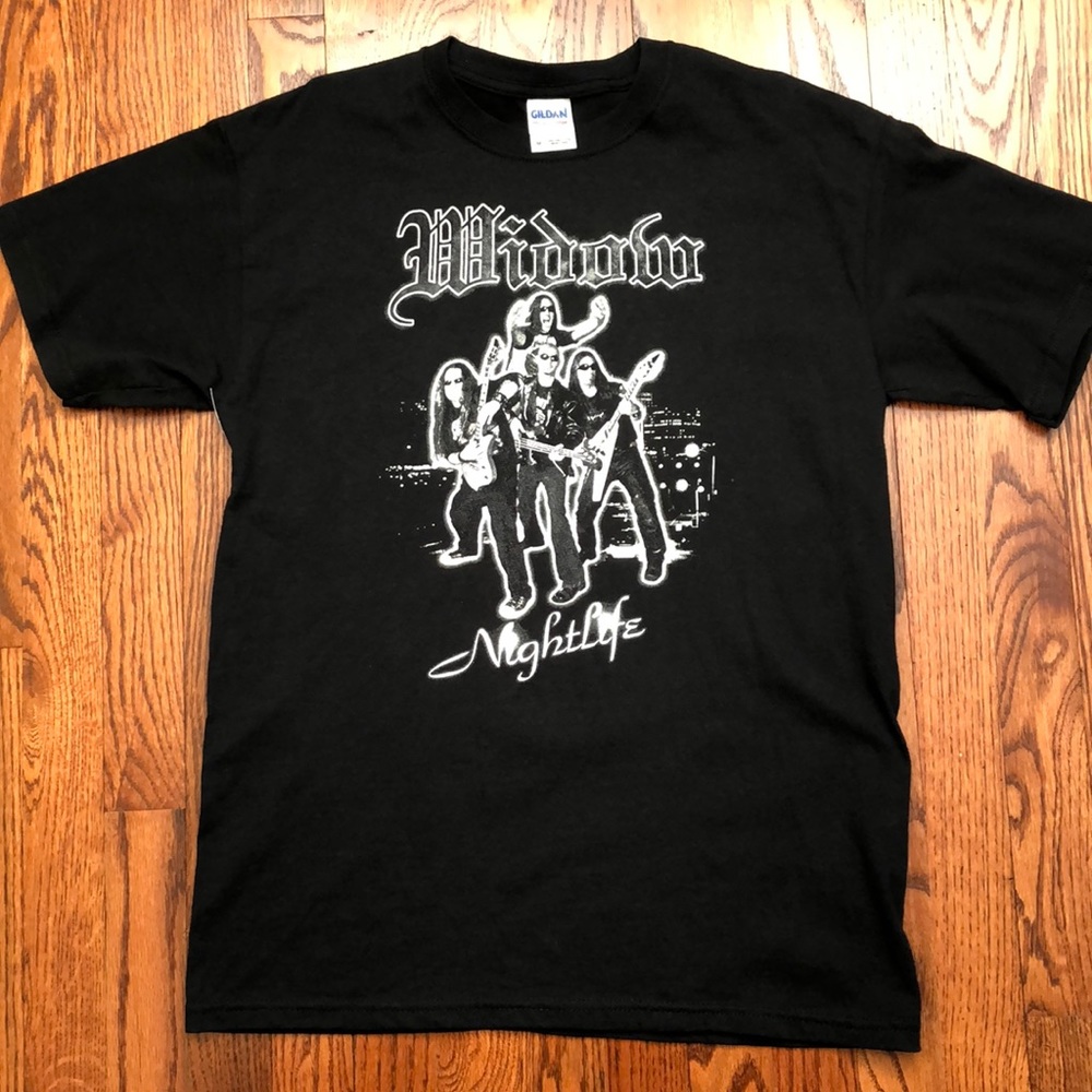 Widow Nightlife T Shirt M Rare 2006-2007 T-Shirt Black